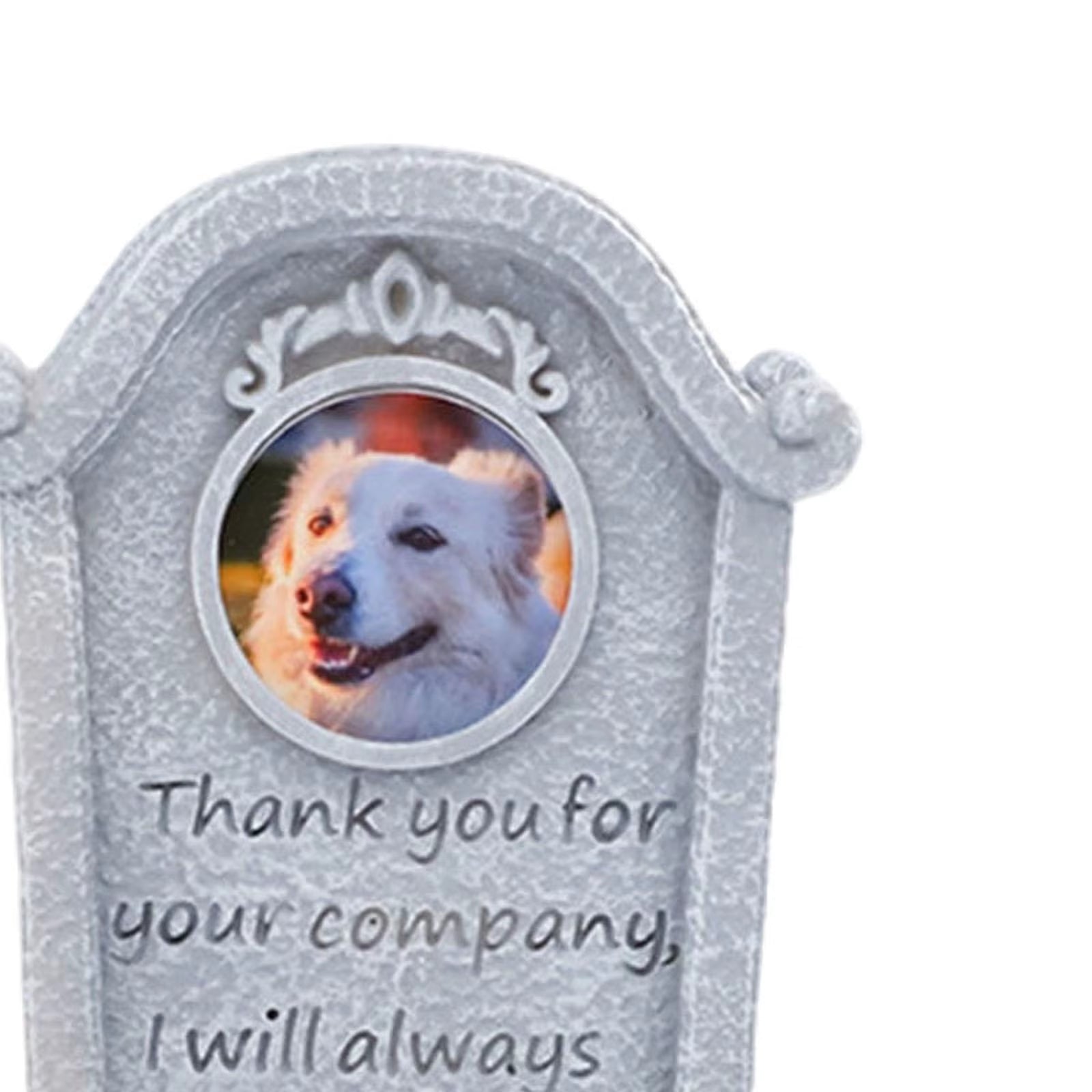 Memorial Monument for Pet Pet Grave Marker Weatherproof Cat Memorial Headstone Garden Headstone for Lawn Outdoors Yard Porch